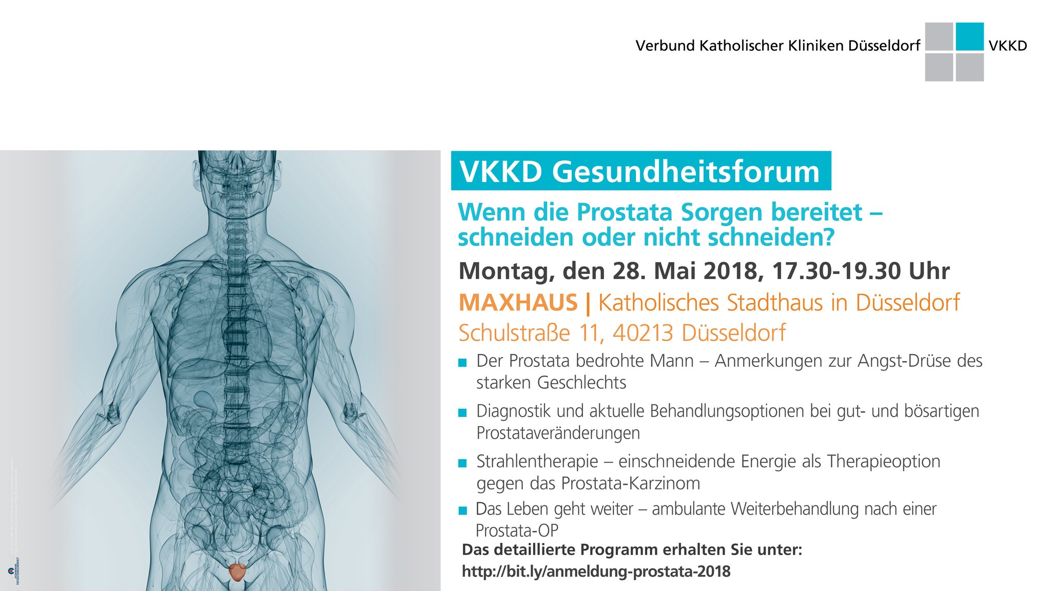 28.05.18, 17.30-19.30 - Wenn die Prostata Sorgen bereitet - schneiden