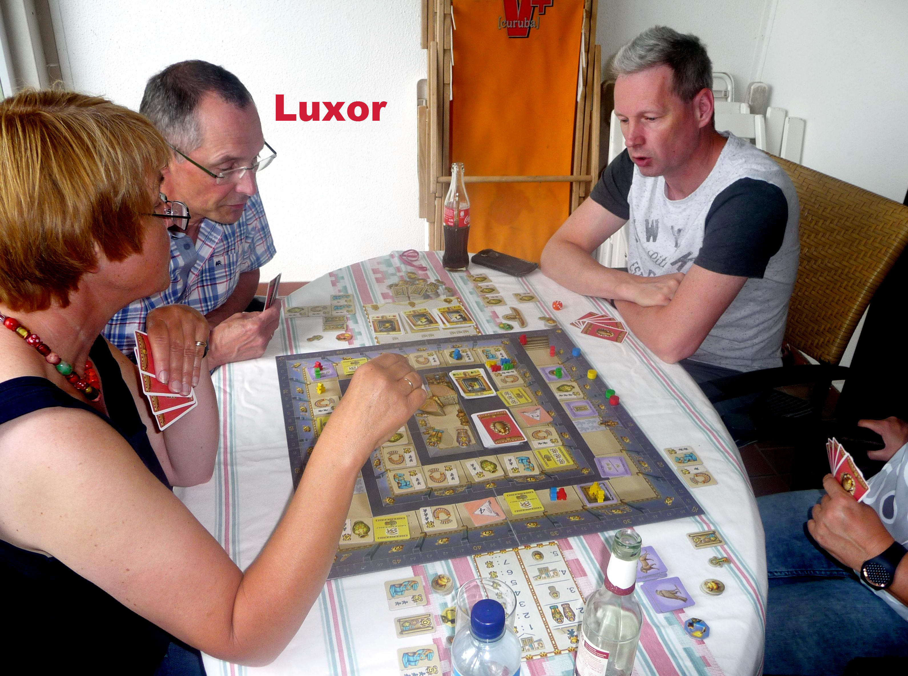Eine Partie "Luxor" von Queen Games