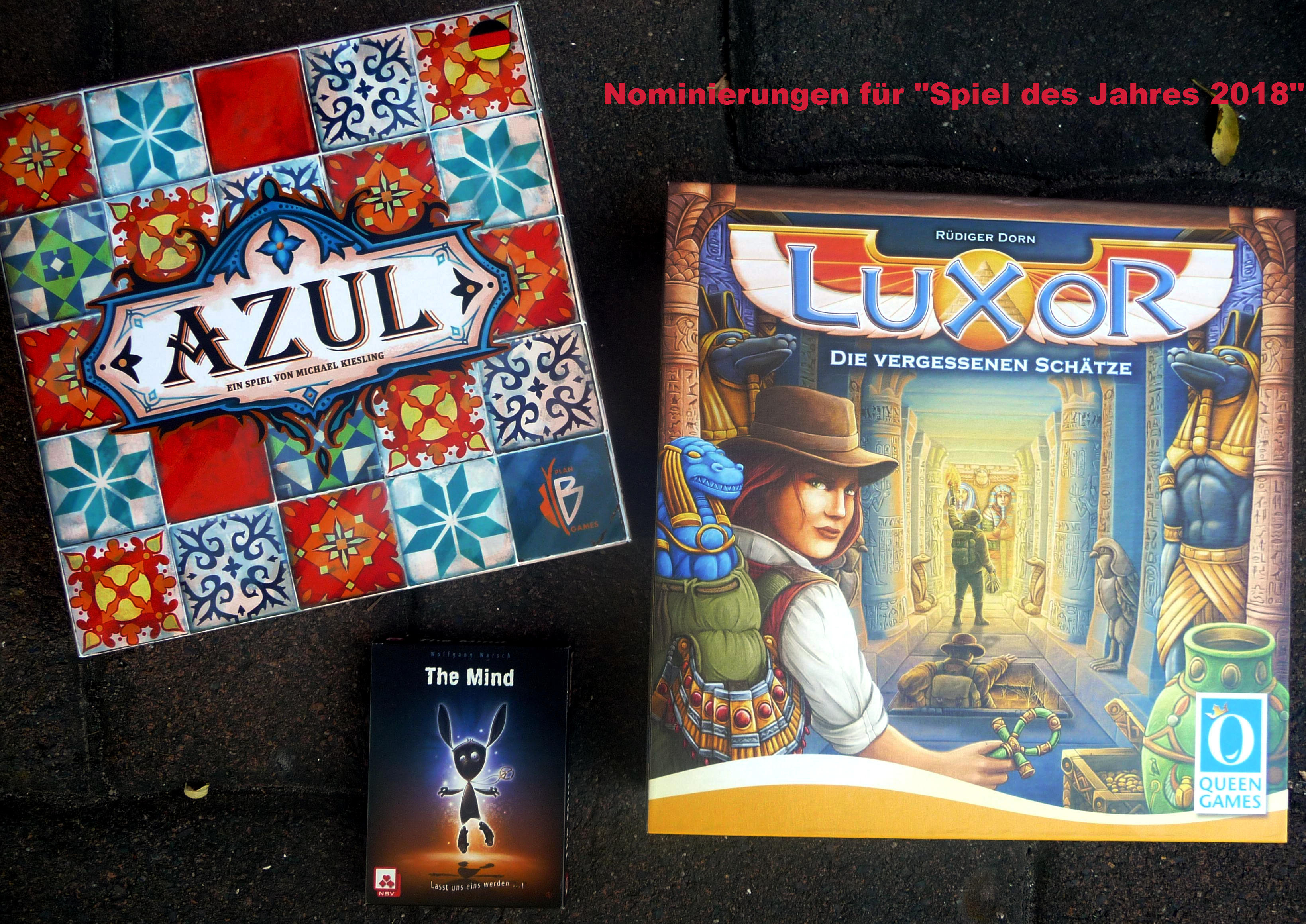 Spiele für das Spiel des Jahres 2018 nominiert