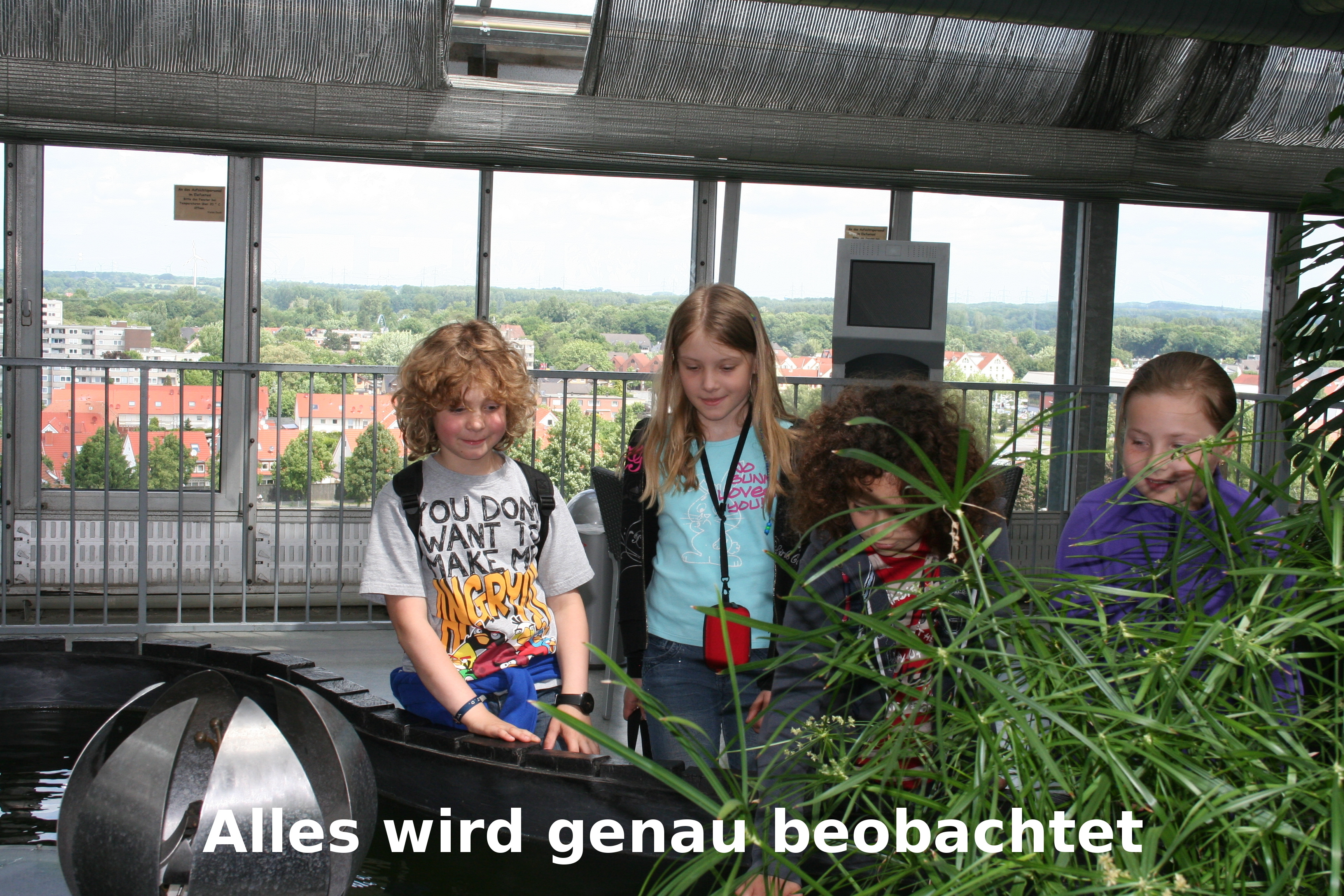 beim Besuch im Maximilian-Park mit seinem Schmetterlingshaus