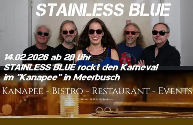 STAINLESS BLUE rockt den Karneval im Kanapee | Foto: (c) STAINLESS BLUE 2025