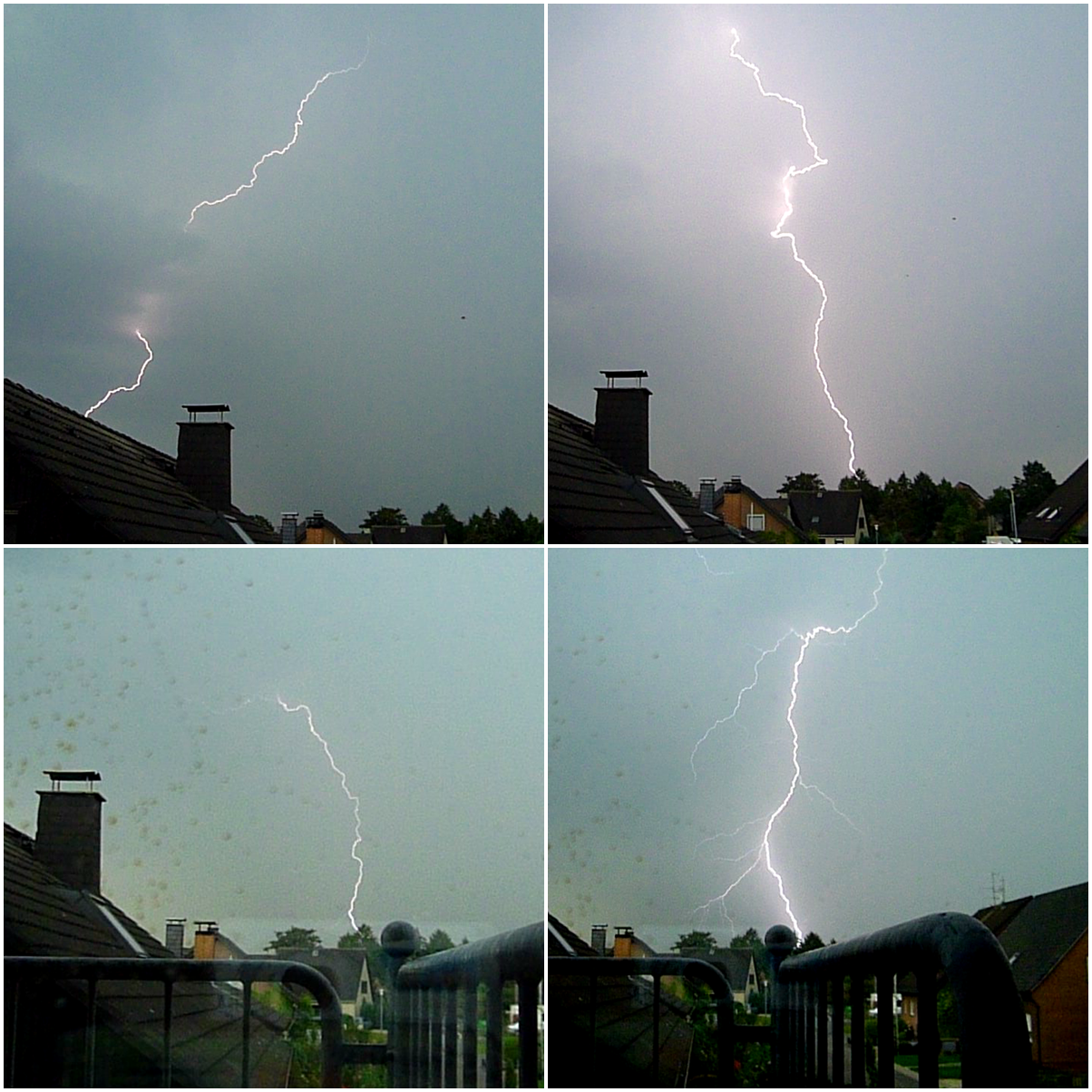 Gegen 10.00 Uhr am heutigen 26.08.2011 hatten wir hier in Marienbaum ein kurzes, aber sehr blitzintensives Gewitter.
