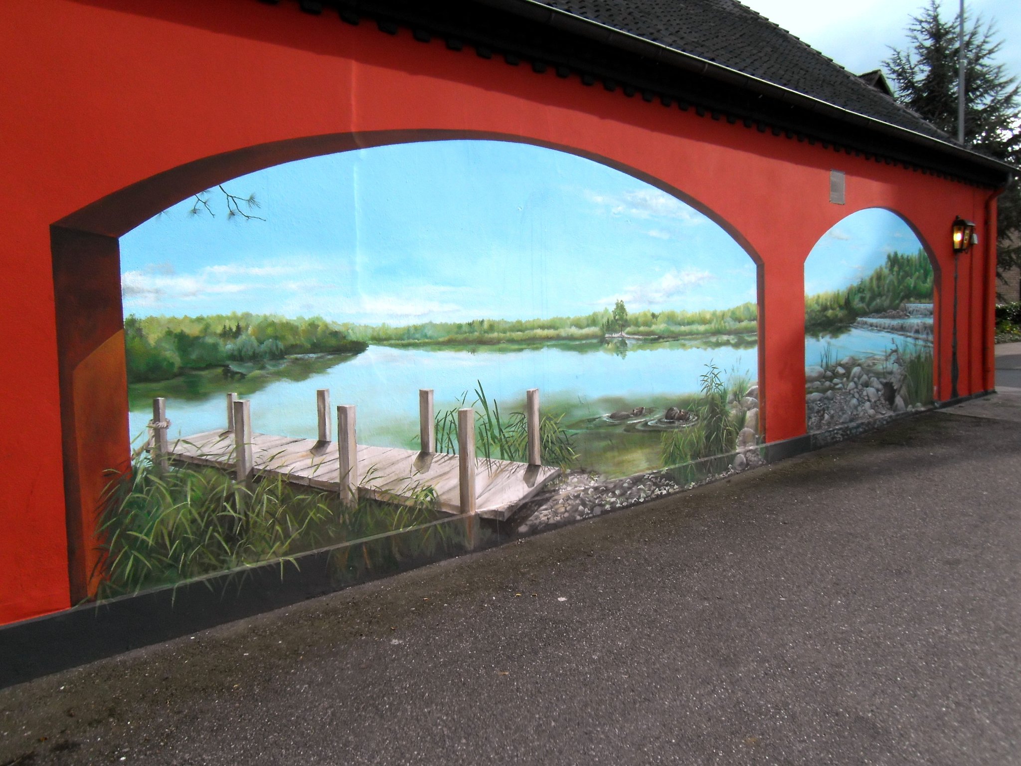 Eine schöne Hausfassade in Issum