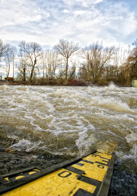 Hochwasser an der Lippe