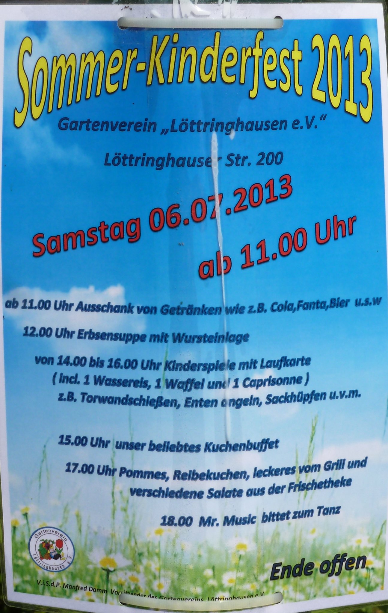 Sommerfest im Gartenverein Löttringhausen.