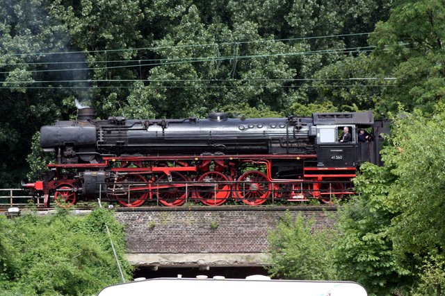BR 41 grüßt beim LKTreffen in Oberhausen