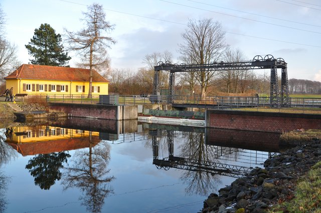 Beim Schiffshebewerk Henrichenburg in Waltrop