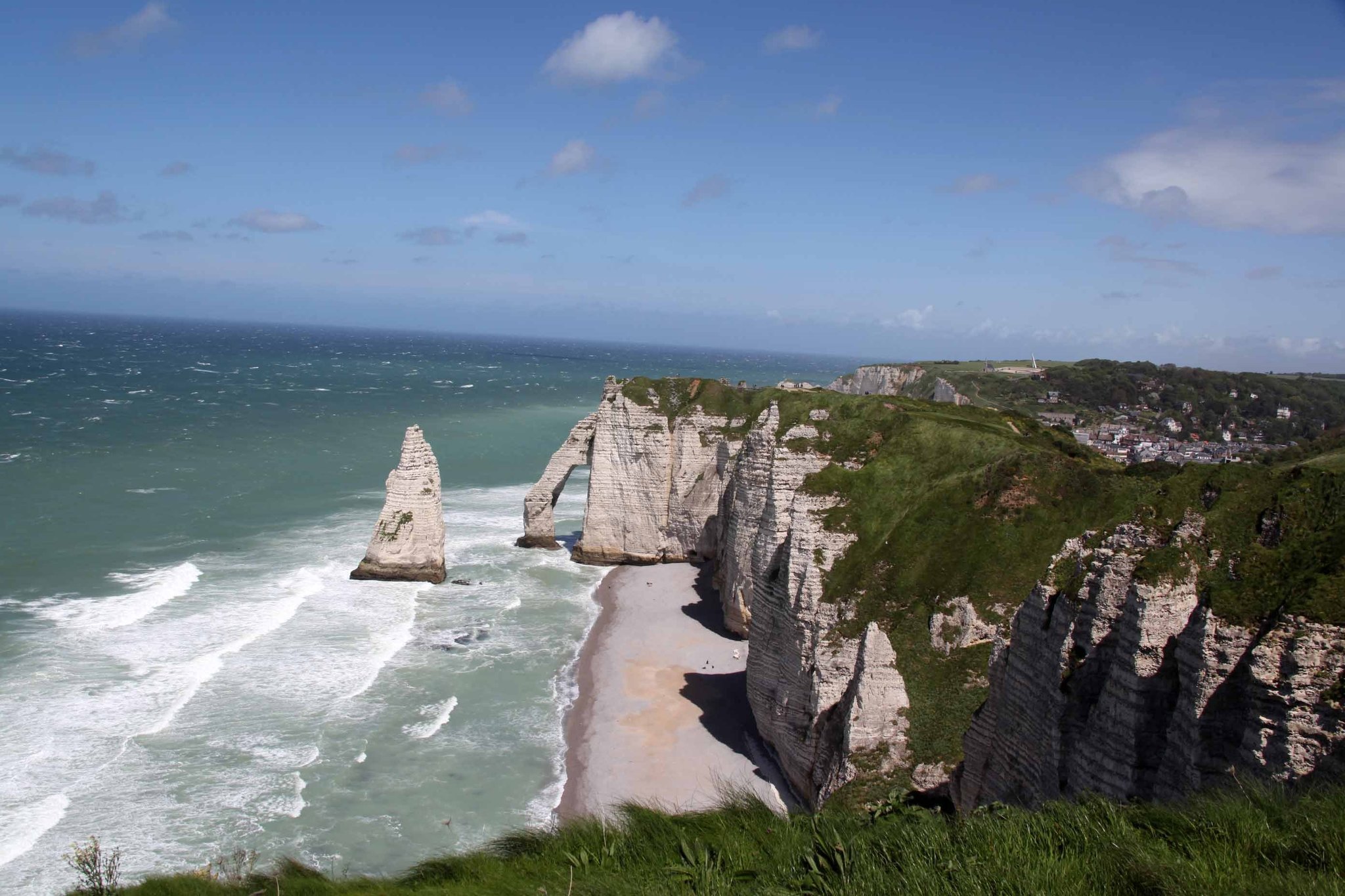Die Steilküste in der Normandie Frankreich 2