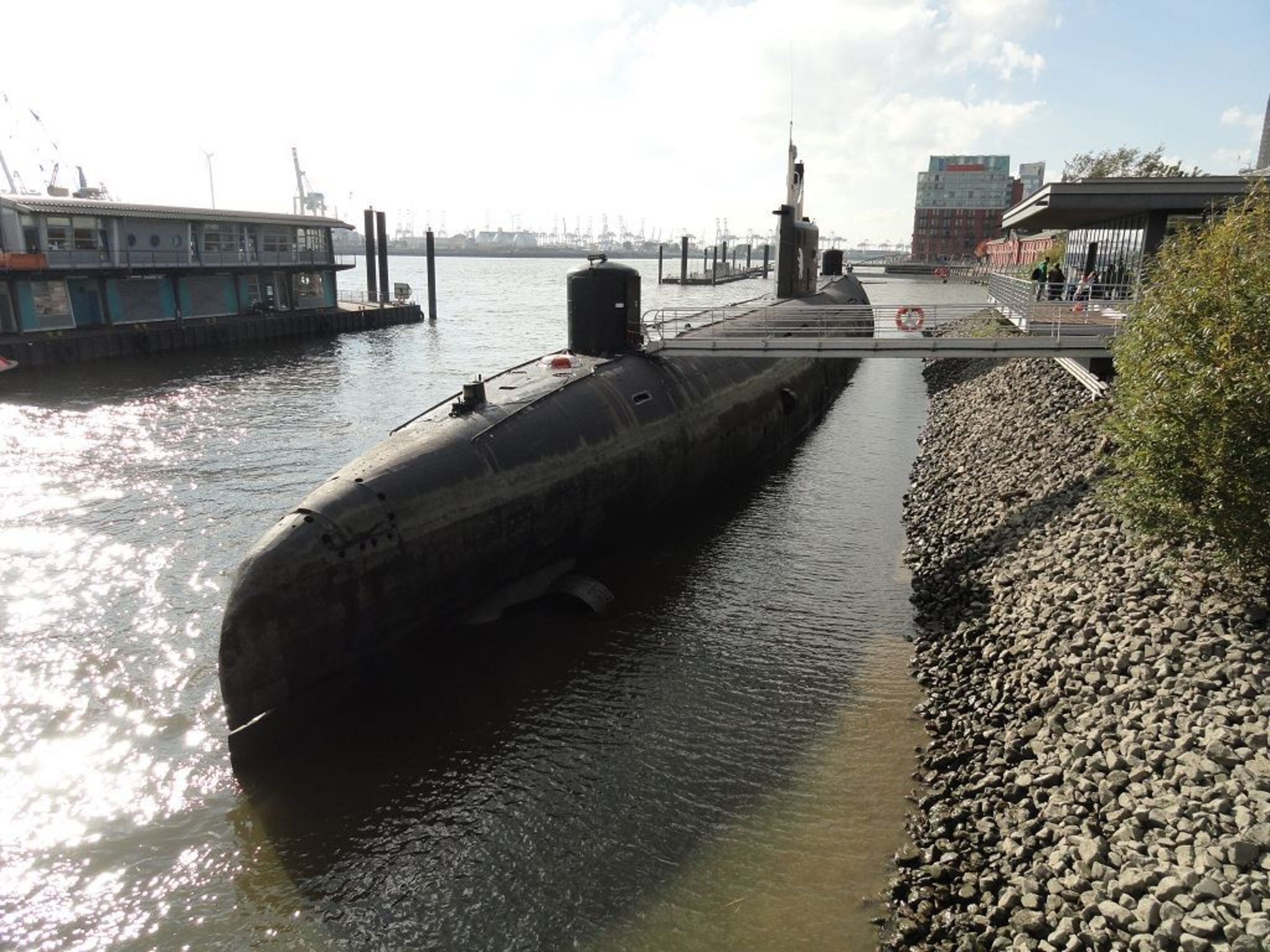 UBoot U434 im Hamburger Hafen