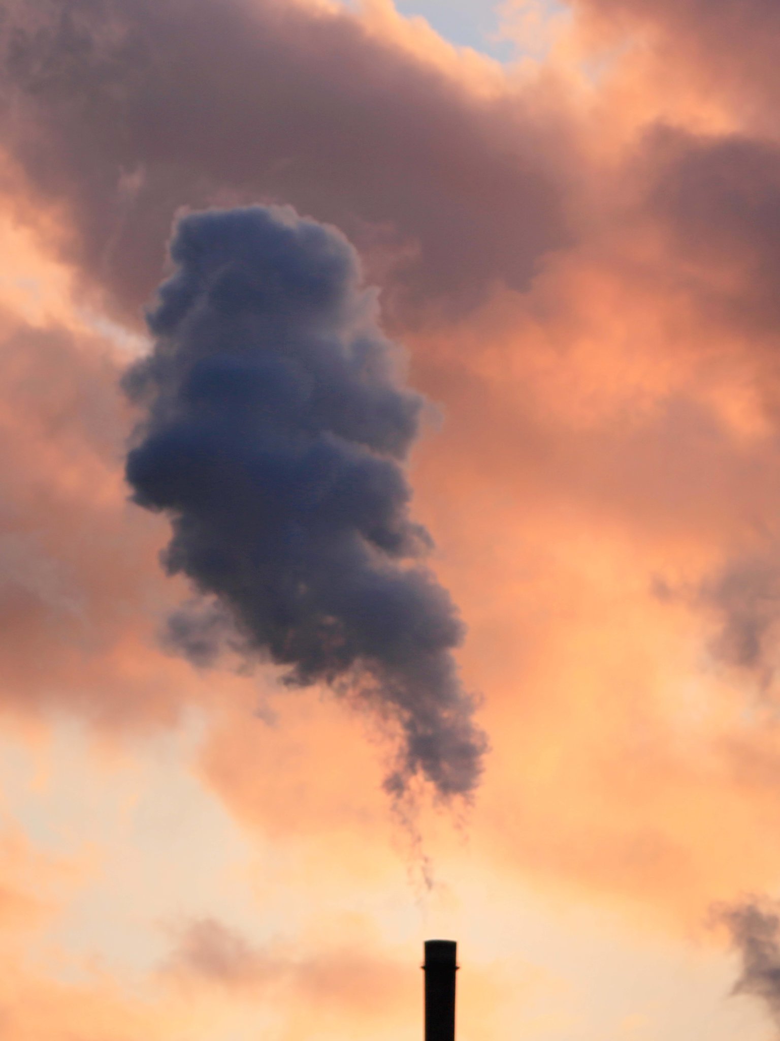 Wasserdampf im Abendlicht (1)