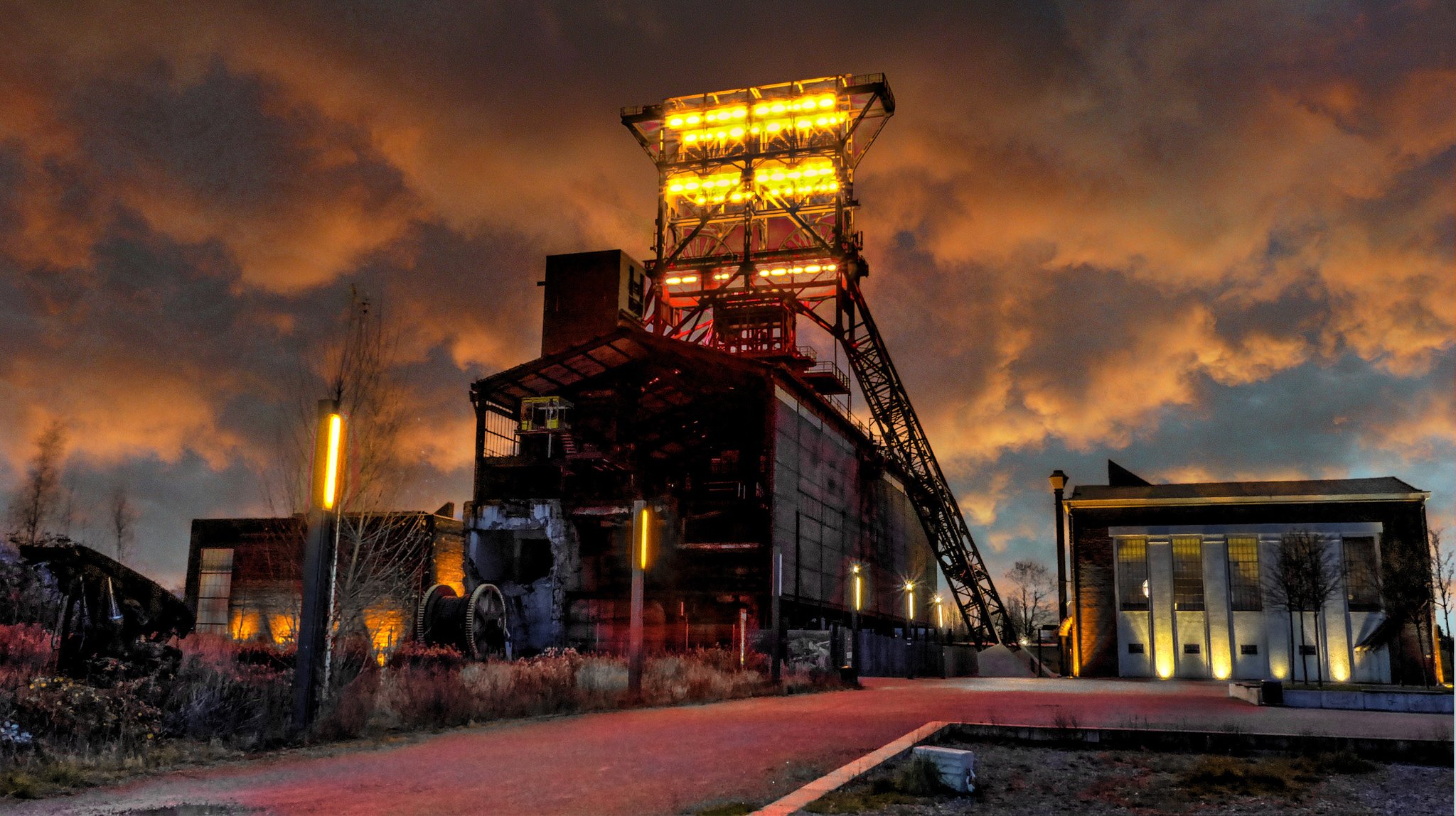 Zeche Consol in Gelsenkirchen Bismarck, ehemaliges Steinkohlen-Bergwerk