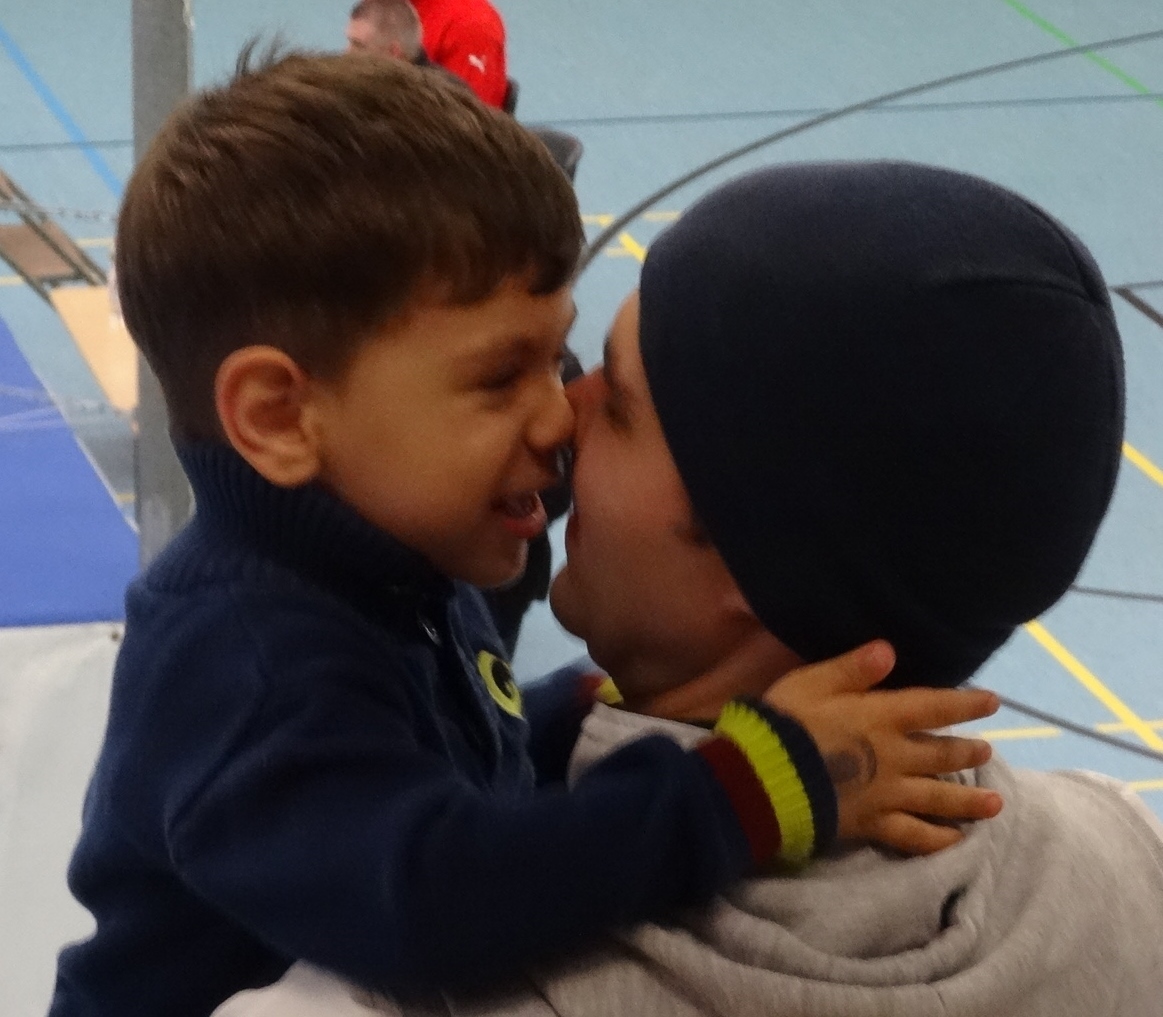 Liebe zwischen Vater und Sohn.