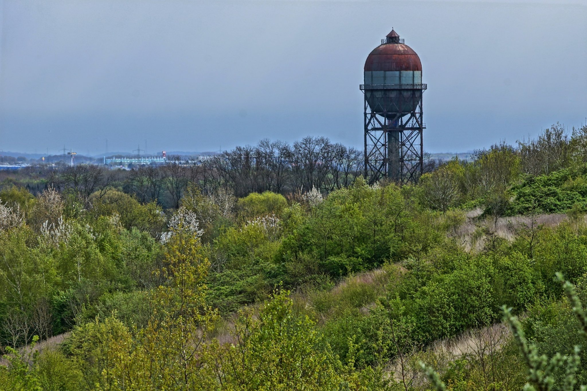 Der ehemalige Wasserturm in Dortmund Lanstrop.