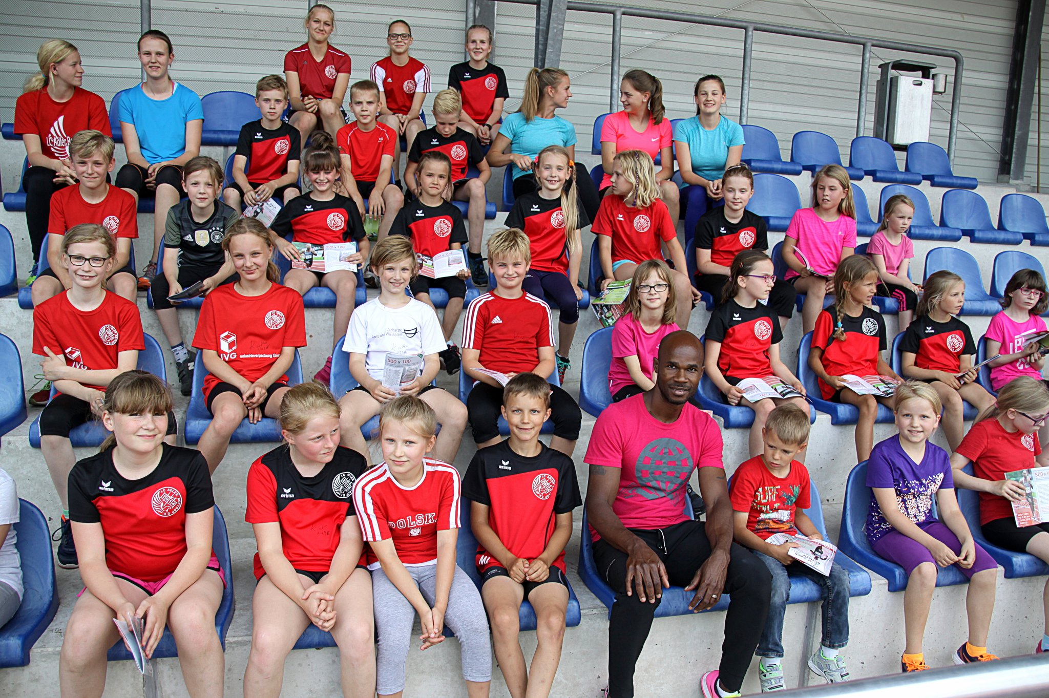 NACH DEM TRAINING MIT KIM COLLINS