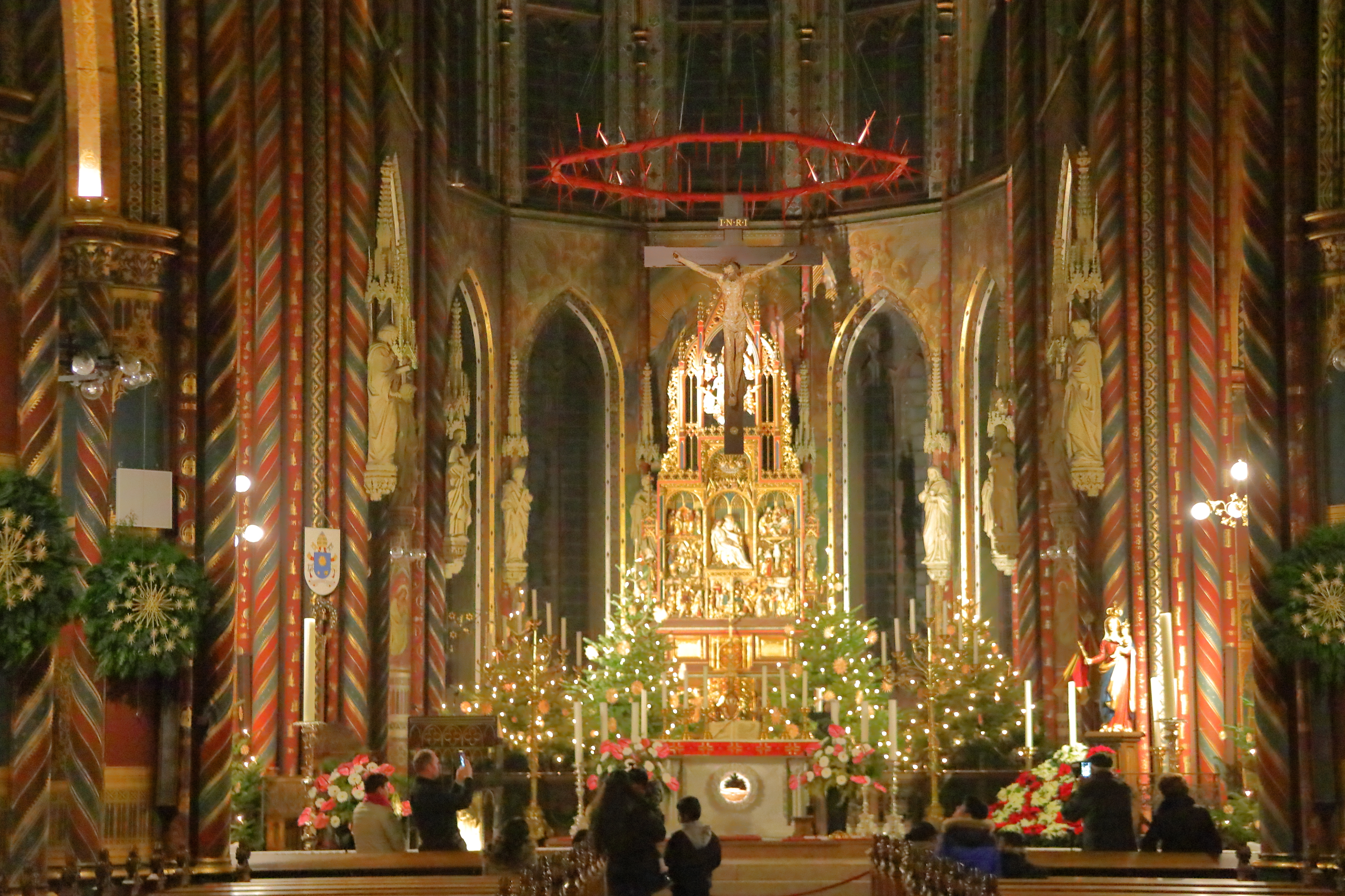 Basilika Kevelaer zu Weihnachten