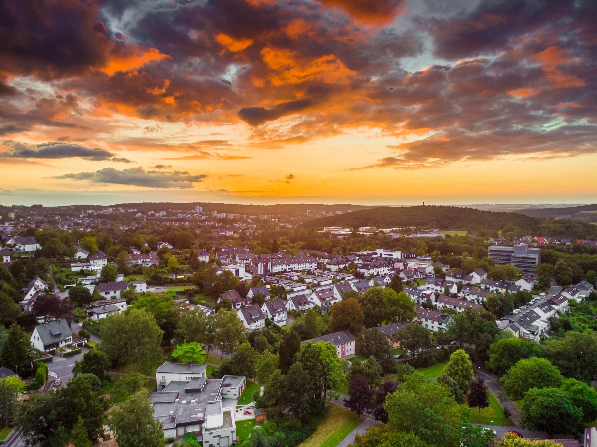 Wir heben up!: Iserlohn Seilersee von oben