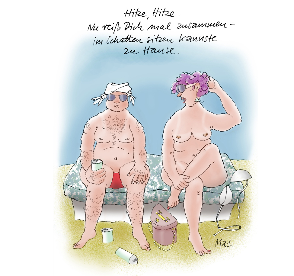 ... bei der Hitze muss auch eine ältere Zeichnung reichen :-( ...