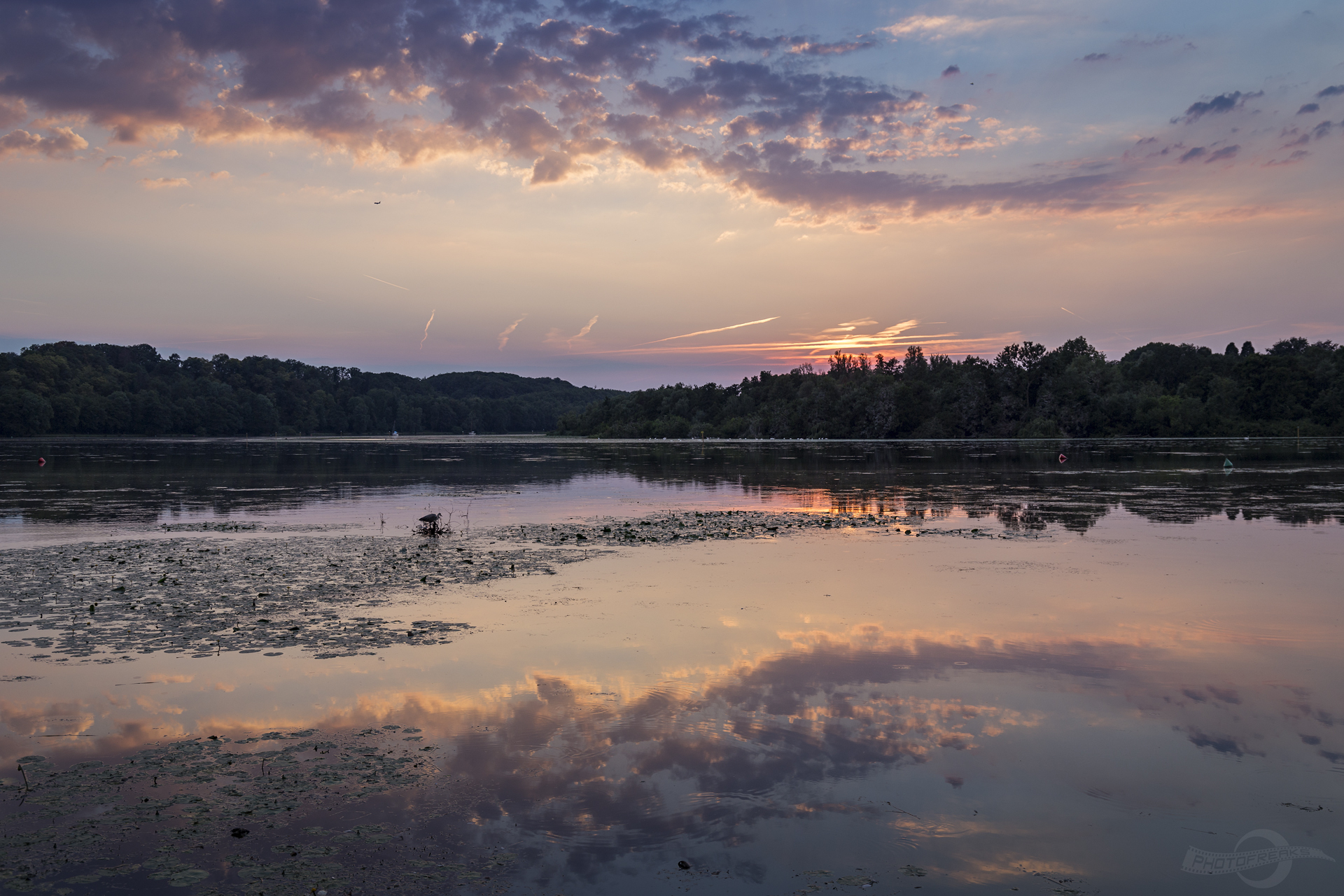 Sonnenuntergang am Baldeneysee in Essen/Ruhr. Foto © Andreas Dengs