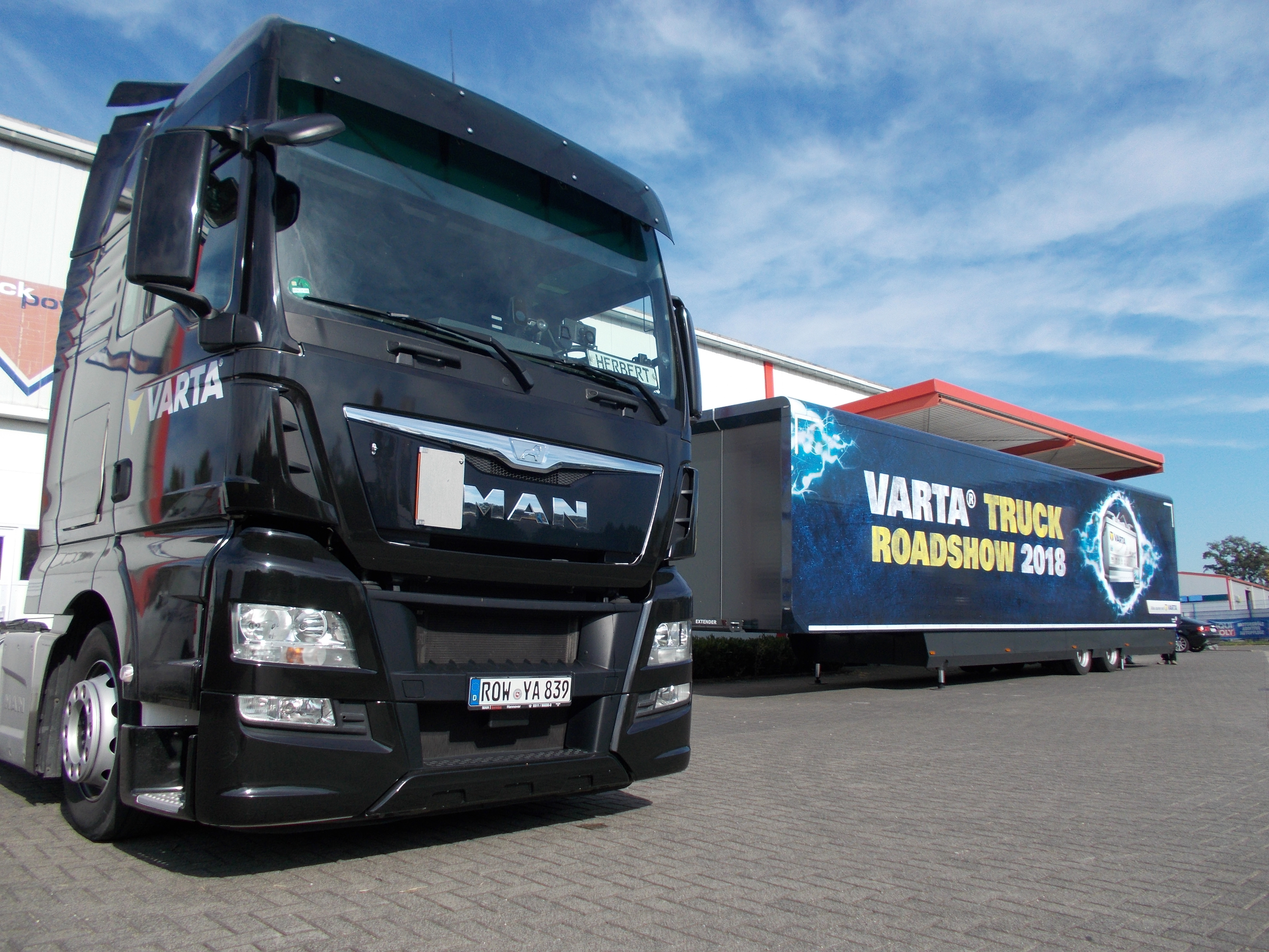 Varta Truck Roadshow 2018 - heute in Dorsten, An der Wienbecke bei Truck Power