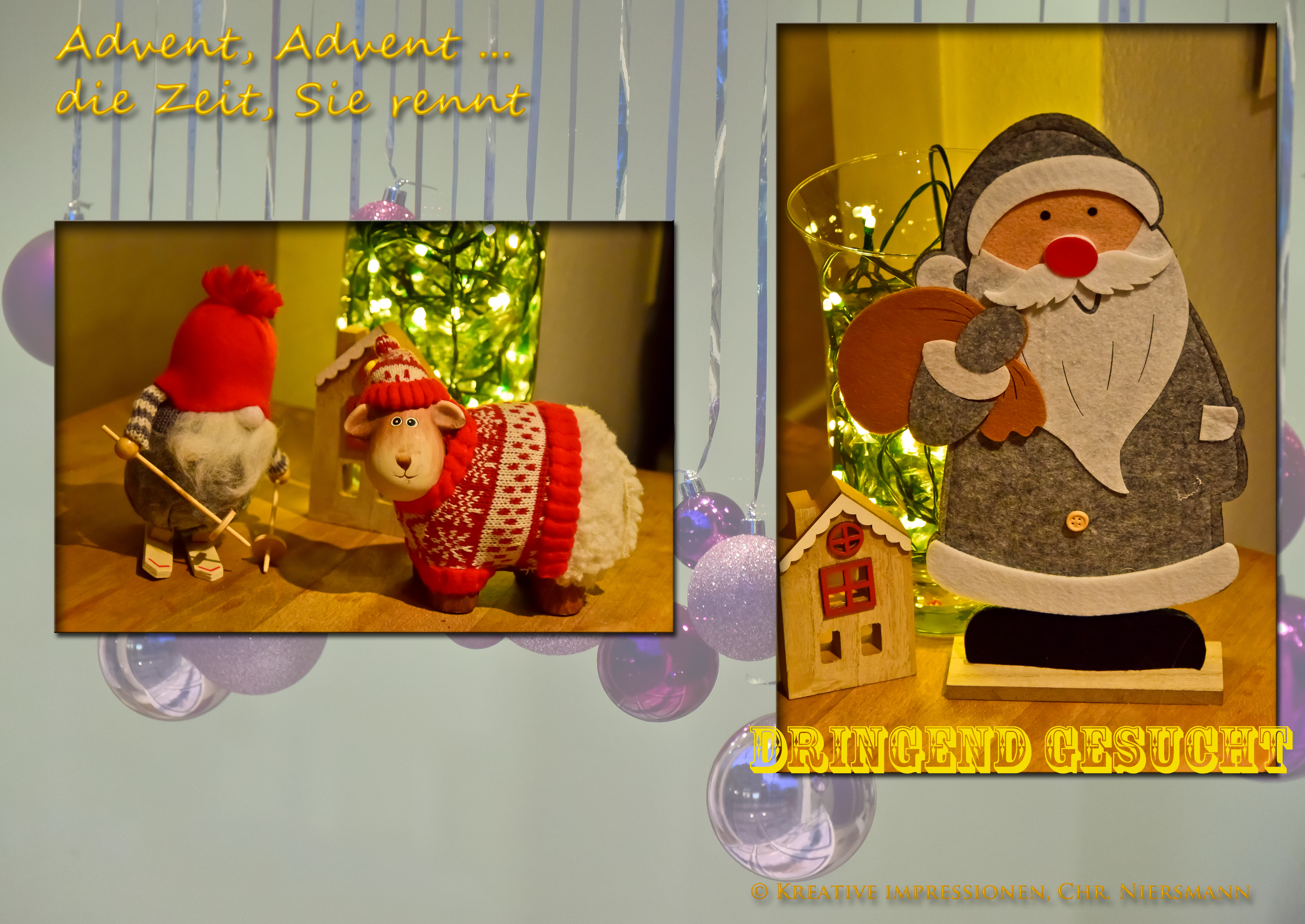 Advent, Advent ... die Zeit, sie rennt - das 6. Blatt, der 6. Tag, Nikolaus ist da 🎅
Die Schuhe geputzt, die Stiefel gewienert. Das Werk es ist vollbracht. Mal sehen was uns der Nikolaus so alles gebracht 🎅