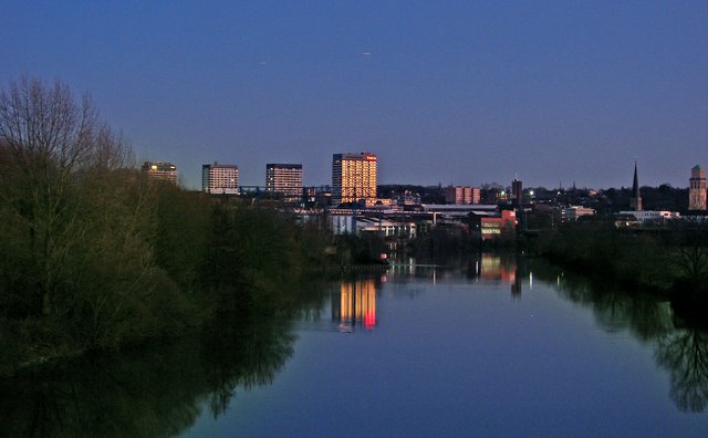 Aufsicht von Styrumer Brücke