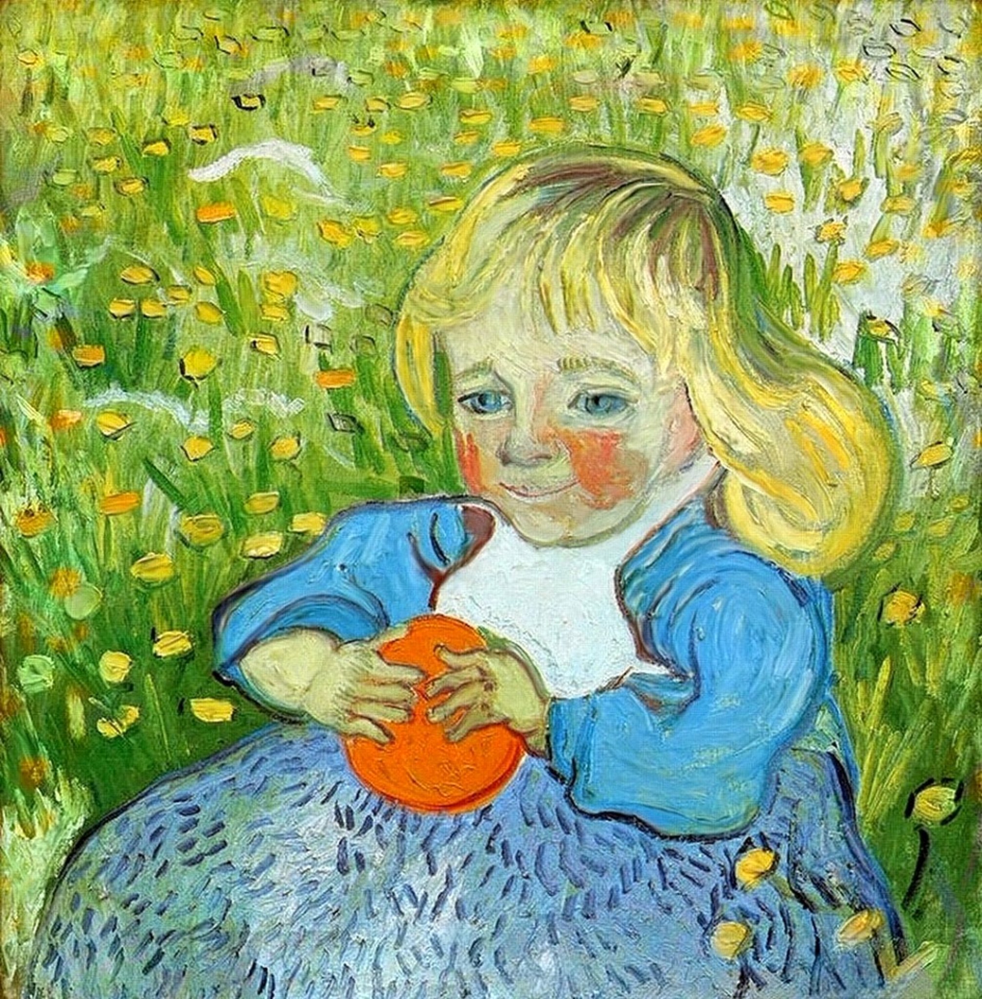 <em>Child With Orange Vincent Van Gogh</em>