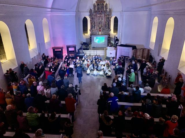 Das Kindermusical „ Gospel Express“ wurde am Sonntag in der katholischen Kirche Hemmerde aufgeführt.