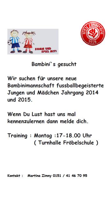 Der HSV Langenfeld sucht Nachwuchskicker