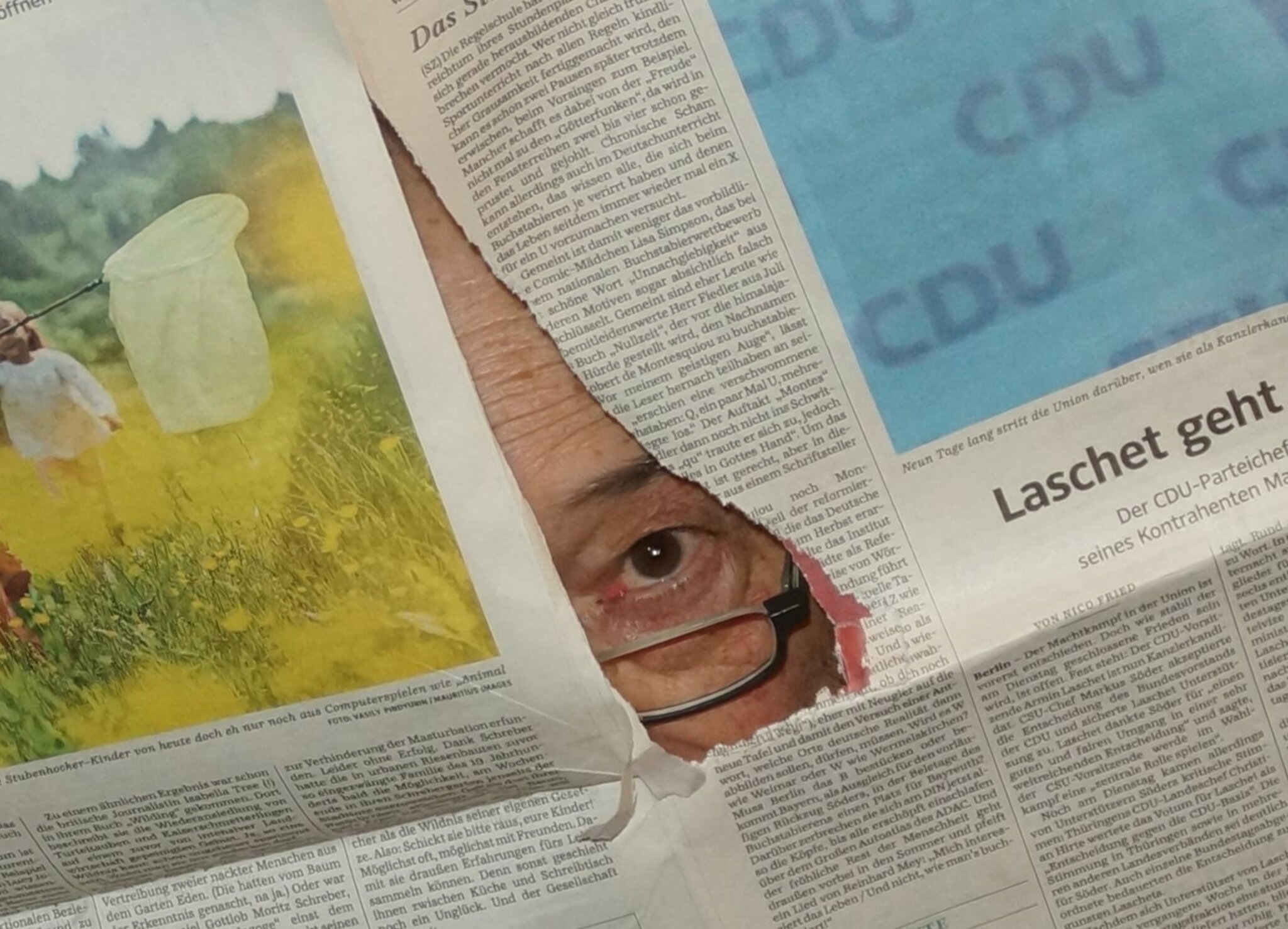 Ich hasse es, wenn Zeitungen botenseitig mehrseitig beschädigt werden.