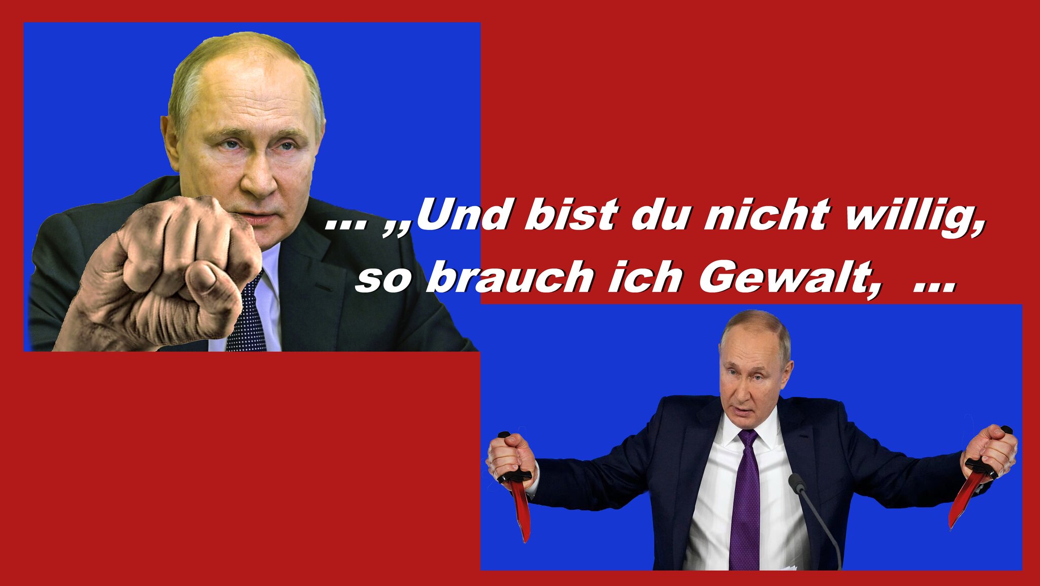 Und Bist Du Nicht Willig So Brauche Ich Gewalt Und bist du nicht willig, so brauch ich Gewalt. ,, ----- Erlkönig