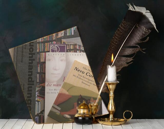 Bücher sind das gedruckte Gedächtnis der Menschheit und funktionieren auch bei Stromausfall. Das Gute ist, sie können beides: bilden und unterhalten.
(Stefan Müller) | Foto: Günter Presnitz