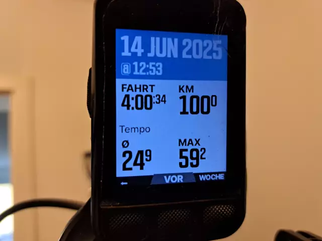 ...denn mit 100 Kilometern in knapp vier Stunden finden wir hier eine meiner besten Radleistungen. Bin schon bisschen stolz drauf. Die Frage die sich nun stellt. Setzten wir da weiter an ;) ? | Foto: Patrick Jost