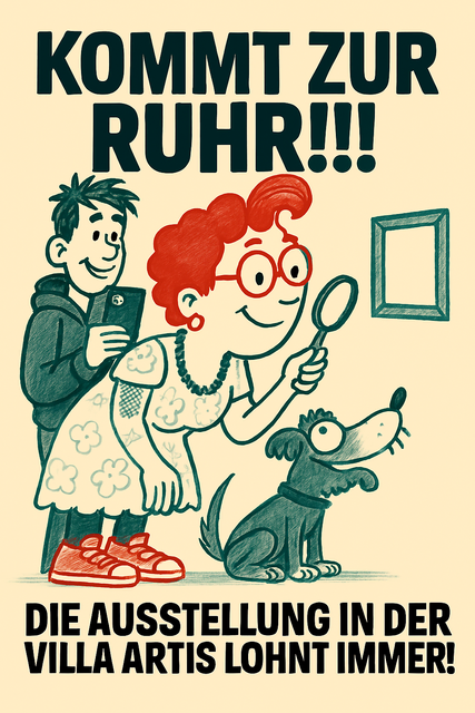 Aus der Plakataktion des Mülheimer Kunstvereins und Kunstfördervereins Rhein-Ruhr, kurz KKRR  | Foto: KKRR - Ruhrstr.3 45468 Mülheim