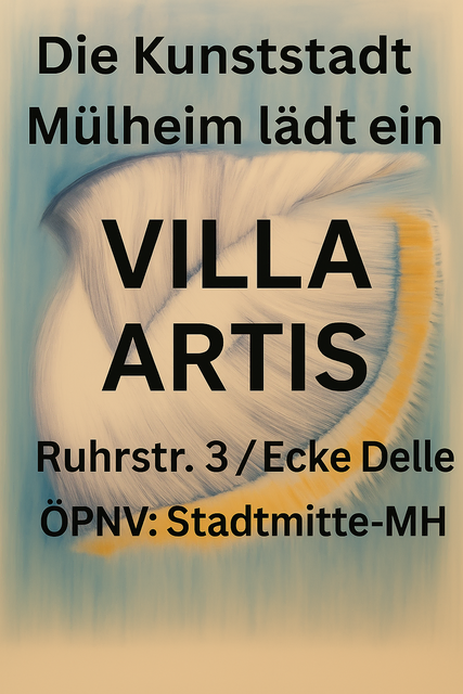 Im Zuge der Kulturhauptstadt Ruhr.2010 wurde der "Kunstverein und Kunstförderverein Rhein-Ruhr - KKRR" gegründet. In der VILLA ARTIS befinden sich Ausstellungsräume, Ateliers und das private Kunstmuseum MMKM Museum Moderne Kunst Mülheim an der Ruhrstraße 3 | Foto: KKRR