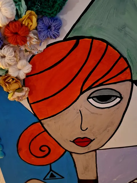 Am Gerther Markt ist die Kunst zuhause. 