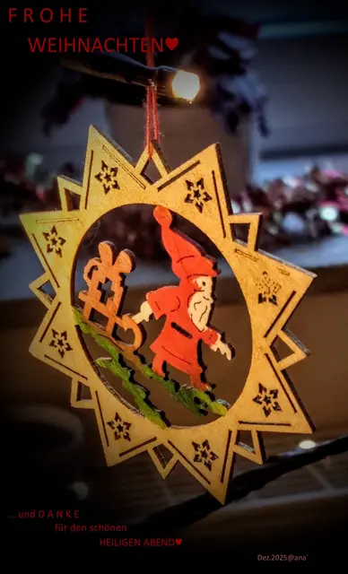 HEILIGABEND 2025

.... ein bisschen anders, als sonst, 
aber auch schön und LECKER♥

DANKE, Mama♥
Ich hab´ Dich ganz´ dolle´ lieb´♥

Dezember 2025@ana´